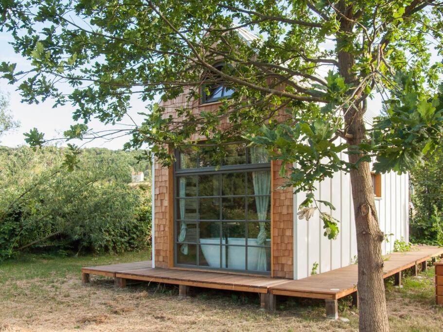 Tiny Haus Auf Idyllischem Grundstueck Im Rittergut Villa Klipphausen Eksteriør bilde